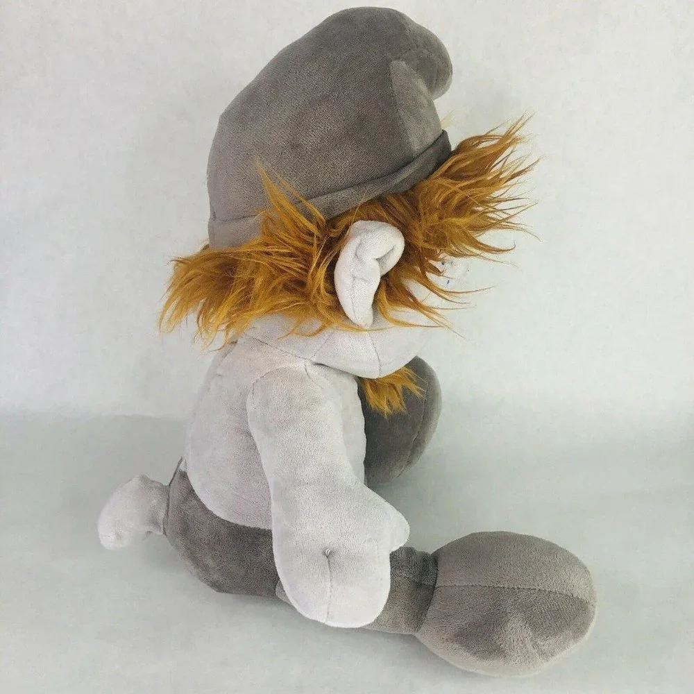 Build A Bear Naughty Boy Hackus Smurf Plush BABW Stuffed Toy Doll Gray 13” Movie